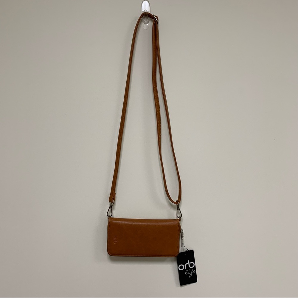 Vegan Leather Crossbody Wallet